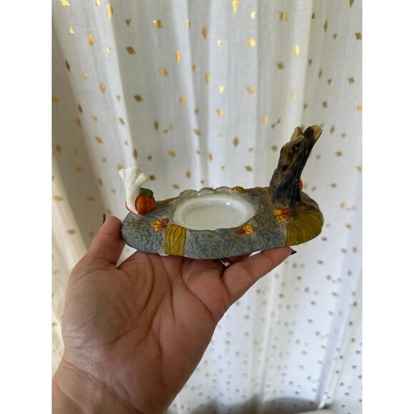 PartyLite Halloween Ghost Tree Jack O Lanterns Pumpkin Tea Light Holder Decor - Picture 3 of 4
